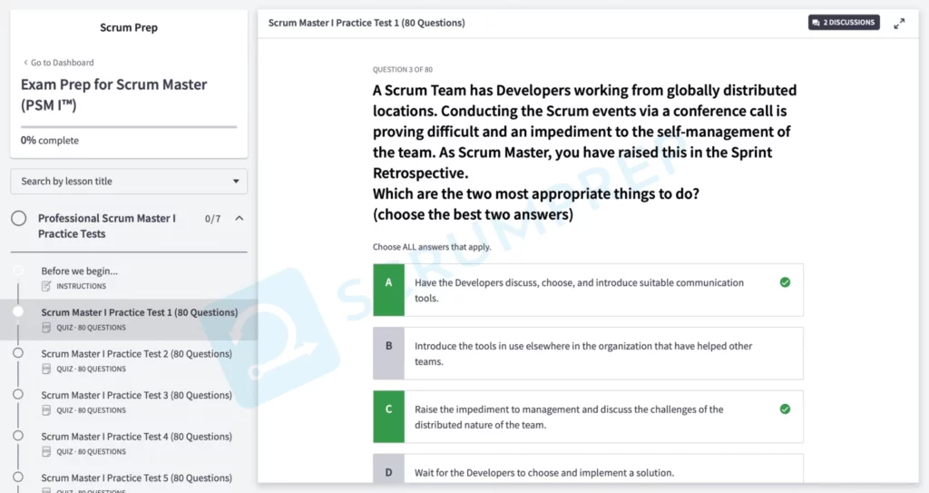 PSM I Quiz Question 3
